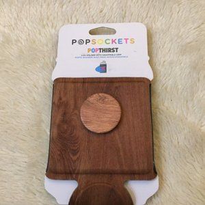 PopThirst Can Holder - Wood Grain Oak